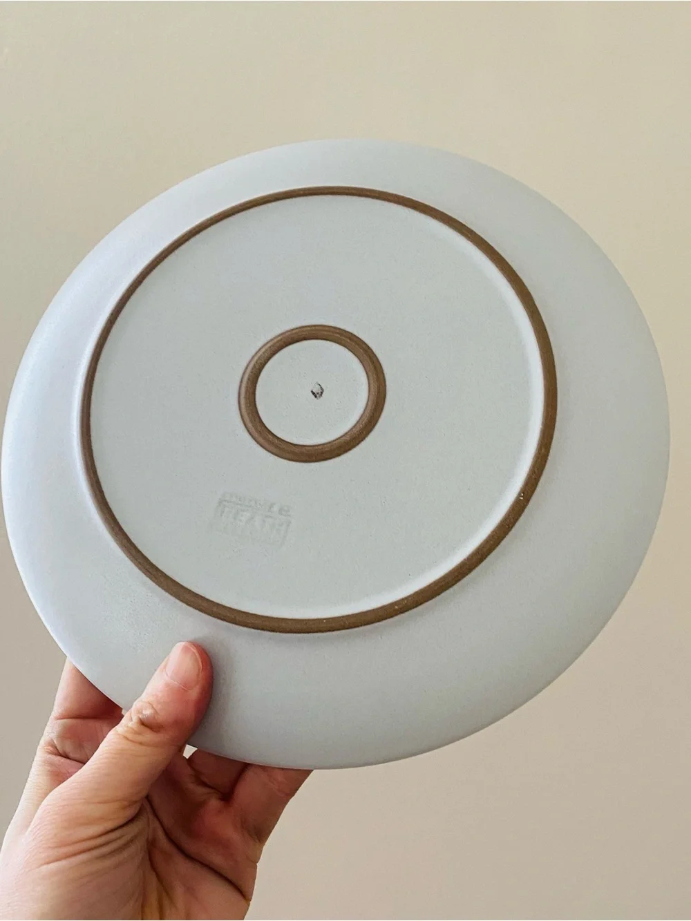 $46 New Heath Ceramics Opaque White Coupe Salad Plate 8.25'' Diameter 0720-6